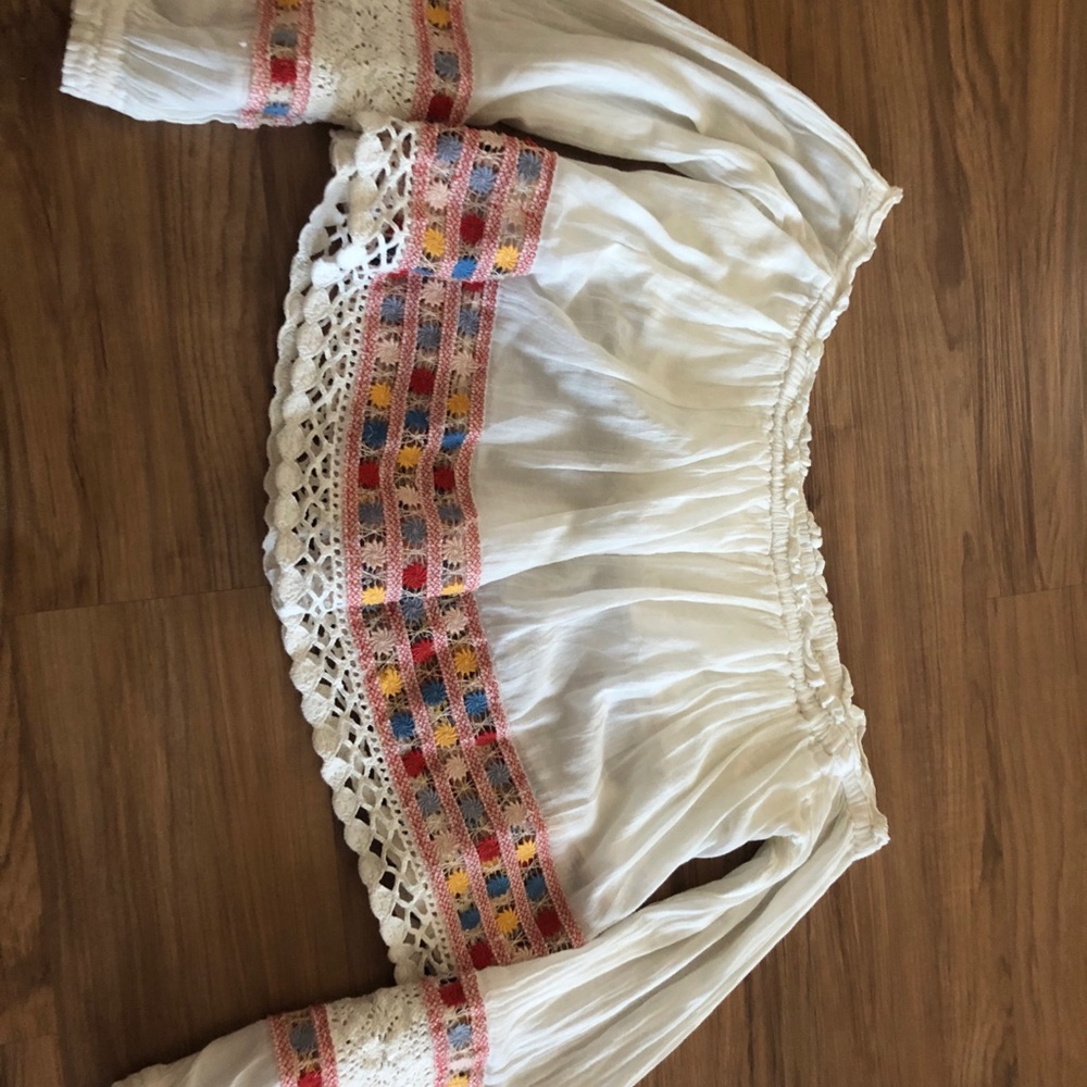 Free People Cropped Shirt